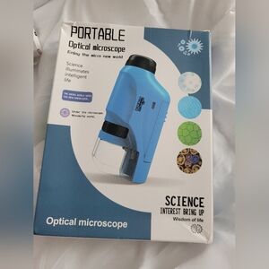 Portable Pink Optical Microscope